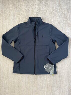Free Country Men's Lanier Super Softshell Zip Up Jacket M NWT Blue